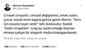 Mehmet boynukalın bugün twitter'da paylaşmış olduğu tweet baya gündem oldu. Ayasofya Nin Bas Imami Kadinlari Hedef Aldi