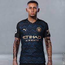 The away will be black and blue, while the third will feature a floral print. Manchester City 2020 21 Away Kit Leaked