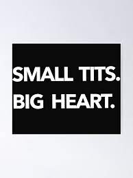 Small Boobs Big Dreams - Small Boobs - Posters and Art Prints | TeePublic