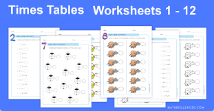 times tables worksheets pdf