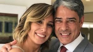 Mulher de William Bonner expõe primeira foto com o jornalista; veja