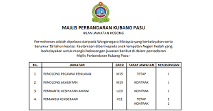 Последние твиты от mp kubang pasu (@mpkubangpasu). Jawatan Kosong Di Majlis Perbandaran Kubang Pasu Mpkp 2019 Jobcari Com Jawatan Kosong Terkini