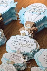 Teddy Bear Invitation Hot Air Balloon Invitation Handmade Baby Shower Chic Invitations Teddy Bear Baby Shower Invitations Baby Bear Baby Shower Bear Baby Shower Theme