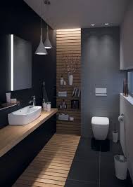 Black Bathroom Ideas For A Stylish Remodel In 2020 Concrete Bathroom Design Bathroom Design Small Modern Bathroom Design
