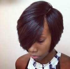 A great way to rock the short weave hairstyle is using a stylish side sweep to make it chic and sassy. Invisible Part Weave Quick Weave Hairstyles Weave Hairstyles Weave Bob Hairstyles