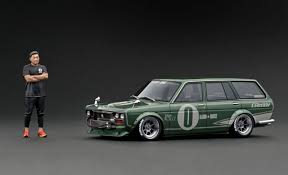 Image result for Apple Green 1958 Datsun