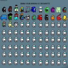 The video game is incredibly popular and it's amazing. Editing Draw Among Us Crewmate Free Online Pixel Art Drawing Tool Pixilart