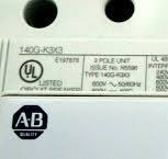 NEW ALLEN BRADLEY 140G-K3F3-D40 CIRCUIT BREAKER 140GK3F3D40