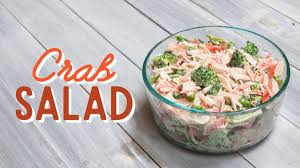 Easy crab salad recipe comes together really quickly with the imitation crab and can be prepared in advance to take for lunch to work or school. Chagi Crab Salad Youtube