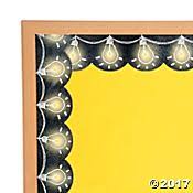 Black And White Light Bulb Border Light Bulb Bulletin Board Borders Bulletin Board Borders Bulletin Boards Classroom Decor Soft Board Decoration