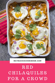 Red Chilaquiles Mexican Food Recipes Chilaquiles Recipes