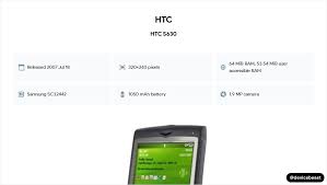 HTC S630 Full Device Specifications ...