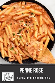 Pink Sauce Pasta Best Rose Pasta Ever Every Little Crumb Recipe In 2021 Creamy Pasta Recipes Pasta Sauce Recipes Tasty Vegetarian Recipes