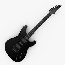 Electric Guitar Strat Style 3d Model Ad Guitar Electric Strat Model Electric Guitar Guitar Electricity