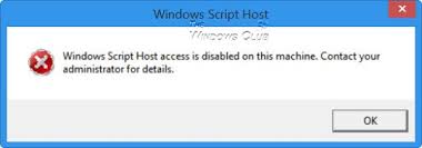 Windows Script Host Access Is Disabled On This Machine Welcome to the javascripttutorial.net website! windows script host access is disabled