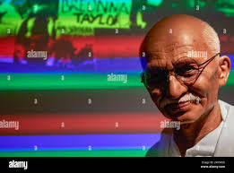 Mahatma gandhi in wax hi-res stock photography and images