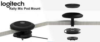 Logitech Rally Mic Pod Mount Kuwait - PBX System Kuwait | IP PBX / PABX  Installer & Supplier