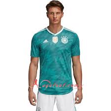 Maillots Foot Allemagne Exterieur Verte Personnalise Floque 2018 2019 Pas Cher