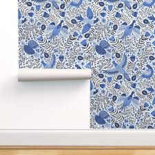We did not find results for: Peel And Stick Removable Wallpaper Blue Bird Floral Birds Indigo And White Walmart Com Walmart Com
