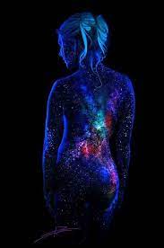 This Artist Uses The Human Body As A Canvas For His Black Light Art Black Light Photography Body Painting Black Light Art