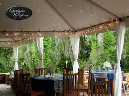 Beaches are naturally a crowd favorite among charleston's outdoor activities, with sullivan's island and folly beach located just a short drive off. Outdoor Tent String Cafe Lighting At Magnolia Plantation Conservatory
