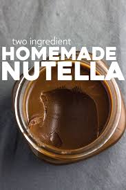 Two Ingredient Homemade Nutella The Almond Eater Homemade Nutella Nutella Recipes Food Processor Recipes