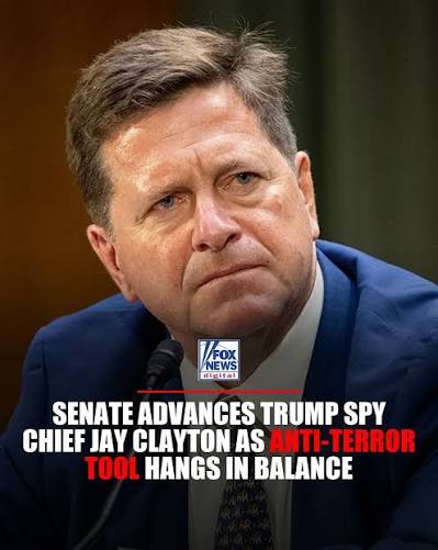 Senate clears way for Trump's DNI pick Jay Clayton as the nation's top counterterrorism tool remains dark. Clayton, who chaired the SEC during Trump's first term, narrowly advanced through the Intelligence Committee