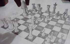 Technical drawing chess set pentagram chess game wood chess set wooden chess pieces chess board chess strategies design. 3d Chess