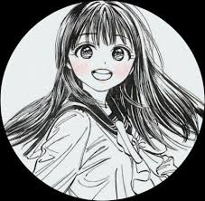 Black And White Anime Aesthetic Icon 