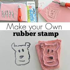 Custom rubber stamps are made with signatures, names, monograms, logos, artwork and more. Make Your Own Stamp Diy Tutorial Decor And The Dog Diy Stamp Make Your Own Stamp Stamp