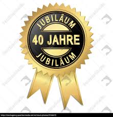 40's are popular in a variety of areas and are drunken by many types of people. Jubilaum 40 Jahre Lizenzfreies Foto 9146572 Bildagentur Panthermedia