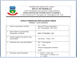 Kemudian, jika anda membutuhkannya sebagai referensi, ada banyak contoh surat tugas telah kami siapkan dalam format file dokumen word doc dan pdf pada tautan di atas. Download Contoh Surat Perintah Perjalanan Dinas Sppd Harian Keguruan