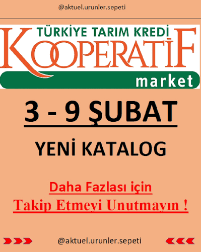 Tarım Kredi Market İndirimleri: 3-9 Şubat 2026 Fırsatlarını Yakala!