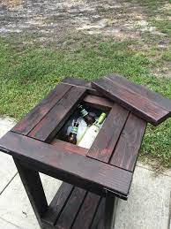 Outdoor Cooler Table Outdoor Cooler Pallet Furniture Outdoor Outdoor End Tables