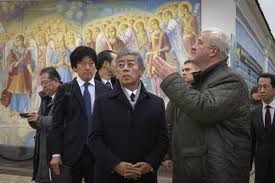 Japan's minister visits Ukraine to stress mutual concern over North Korean  troops | AP News