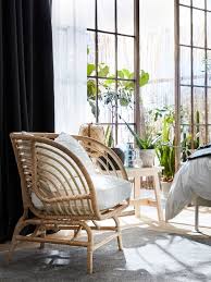 Buskbo Fauteuil Rotin Djupvik Blanc Ikea Furniture Ikea Rattan
