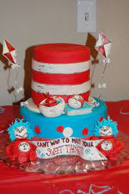 Thing 1 Thing 2 Baby Shower Kids Cake Beautiful Cakes Seuss Baby Shower
