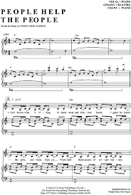 Apprendre à jouer les chansons de tetsuwan birdy decode pour piano en ligne. People Help The People Klavier Gesang Birdy Birdy Popmusik Ab 1980 Klavier Noten Klavier Klaviernoten