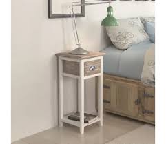 Vidaxl Nocny Stolik S 1 Zasuvkou Hnedy A Biely Vidaxl Sk In 2020 Bedside Table Storage White Bedside Cabinets Retro Bedside Cabinets
