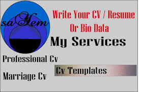So, know the difference between cv vs resume vs biodata. Write And Edit Curriculum Vitae Resume Bio Data By Sayem12329 Fiverr