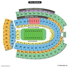 Reasonable Ohio Stadium Seating Chart The Horseshoe Stadium
