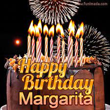 With tenor, maker of gif keyboard, add popular margarita animated gifs to your conversations. Chocolate Happy Birthday Cake For Margarita Gif Download On Funimada Com