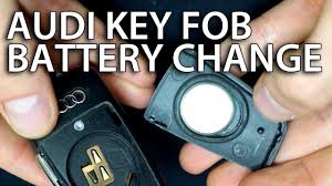 How To Change Battery Audi Flip Key Fob Remote A3 A4 A5 A6 A7 A8 Q3 Q5 Q7 Dl2032 Audi Key Fob Fobs
