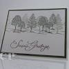Card making stamps offered on the site can be used with a wide variety of pigments in traditional black and blue or bolder and bright colors. 3