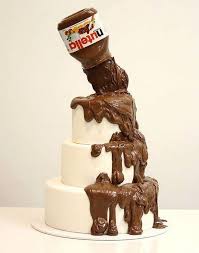 Rezept Schwerkraftkuchen Mit Klebrigen Nutella Idee Kuchen Dekor Ungewohnlich Dekor Gravity Cake Nutella Cake Anti Gravity Cake