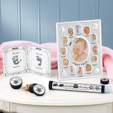 Baby shower ideas for girl: 5 Piece Baby Keepsake Gift Set Collections Etc