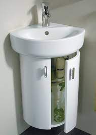 corner sink for small spaces bathroom vanity kids bookcase
