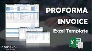 Creating a form in excel online. Proforma Invoice Template How To Create Proforma In Excel Youtube