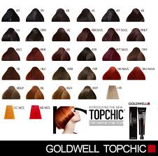 Goldwell Topchic Hair Dye Colors Mixing Hair Color Hair