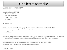 Comment composer rapidement une lettre formelle ? Ppt Une Lettre Formelle Powerpoint Presentation Free Download Id 2170225
